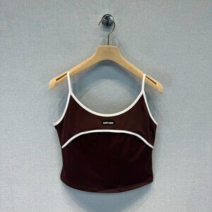 Miu Miu Classic Black Tank Top
